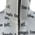 Embroidery Logo Zipper Hoodie Custom Full Face Zip Up Digital Printed Hoodies Supplier